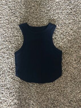 Wild Fable Sleeveless Ribbed Tank Top - Navy